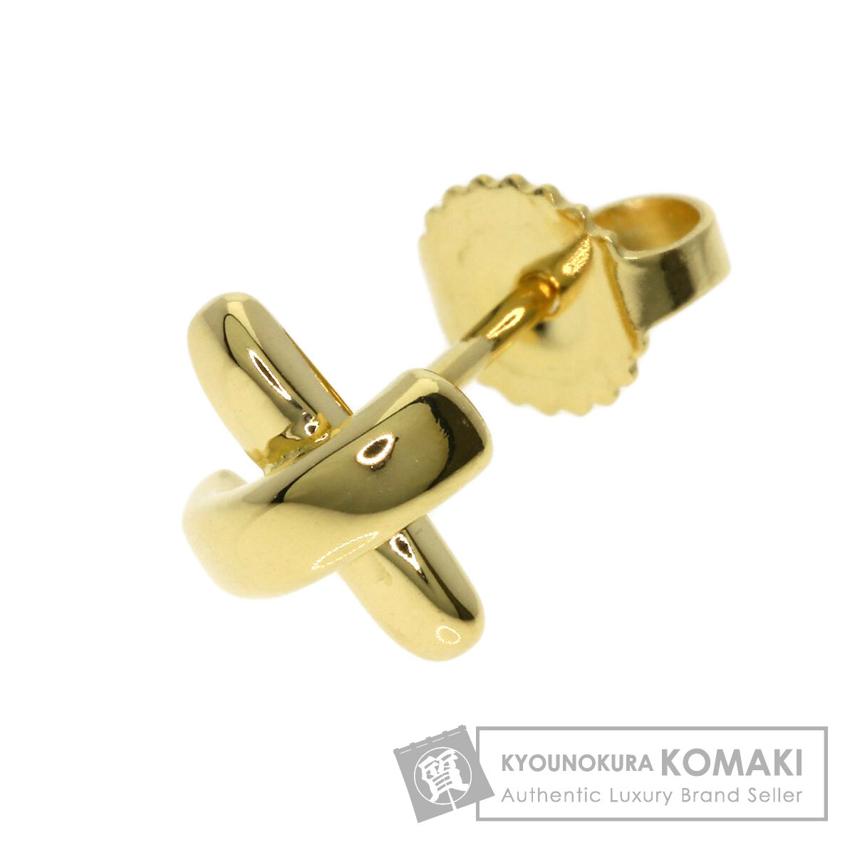 Tiffany ピアス　クロスステッチ　片側のみ TIFFANY&Co. ティファニー クロスステッチ 片方のみ ピアス K18