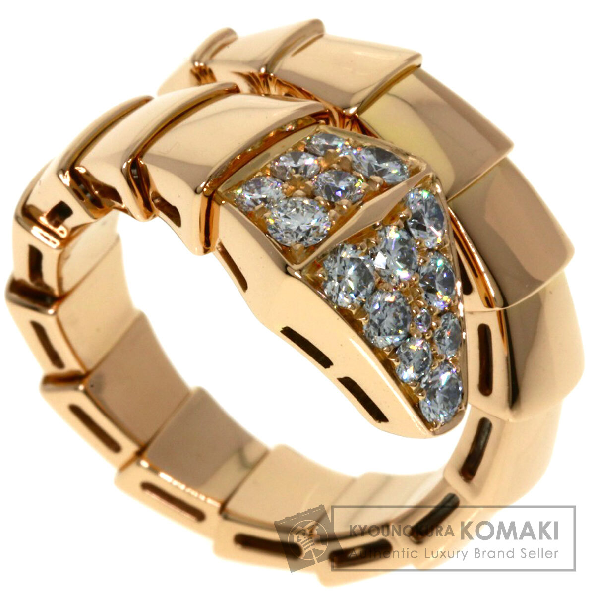 ブルガリ リング・指輪 セルペンティ ヴァイパー ダイヤモンド Lサイズ