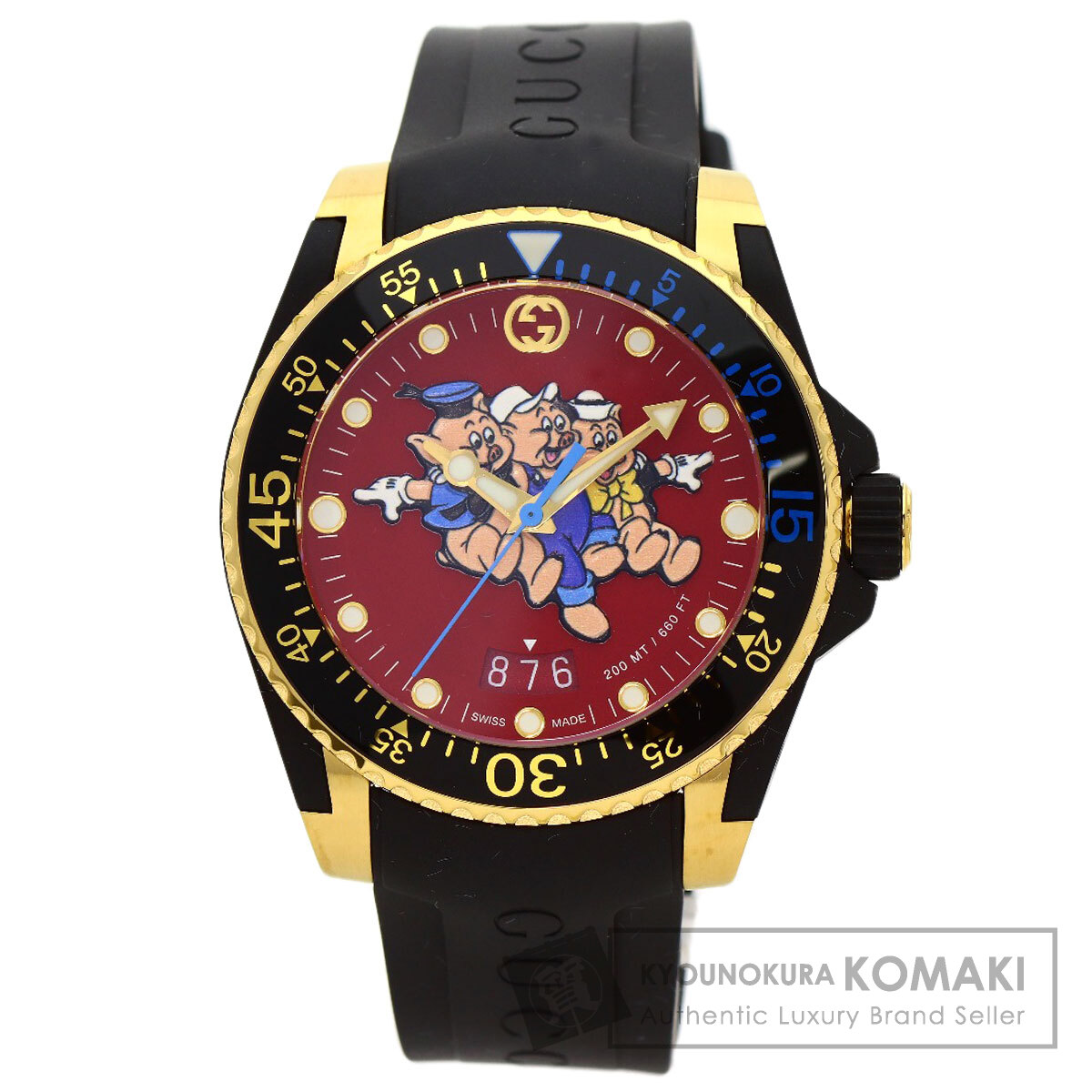 グッチ 腕時計 DIVE 三匹の子豚