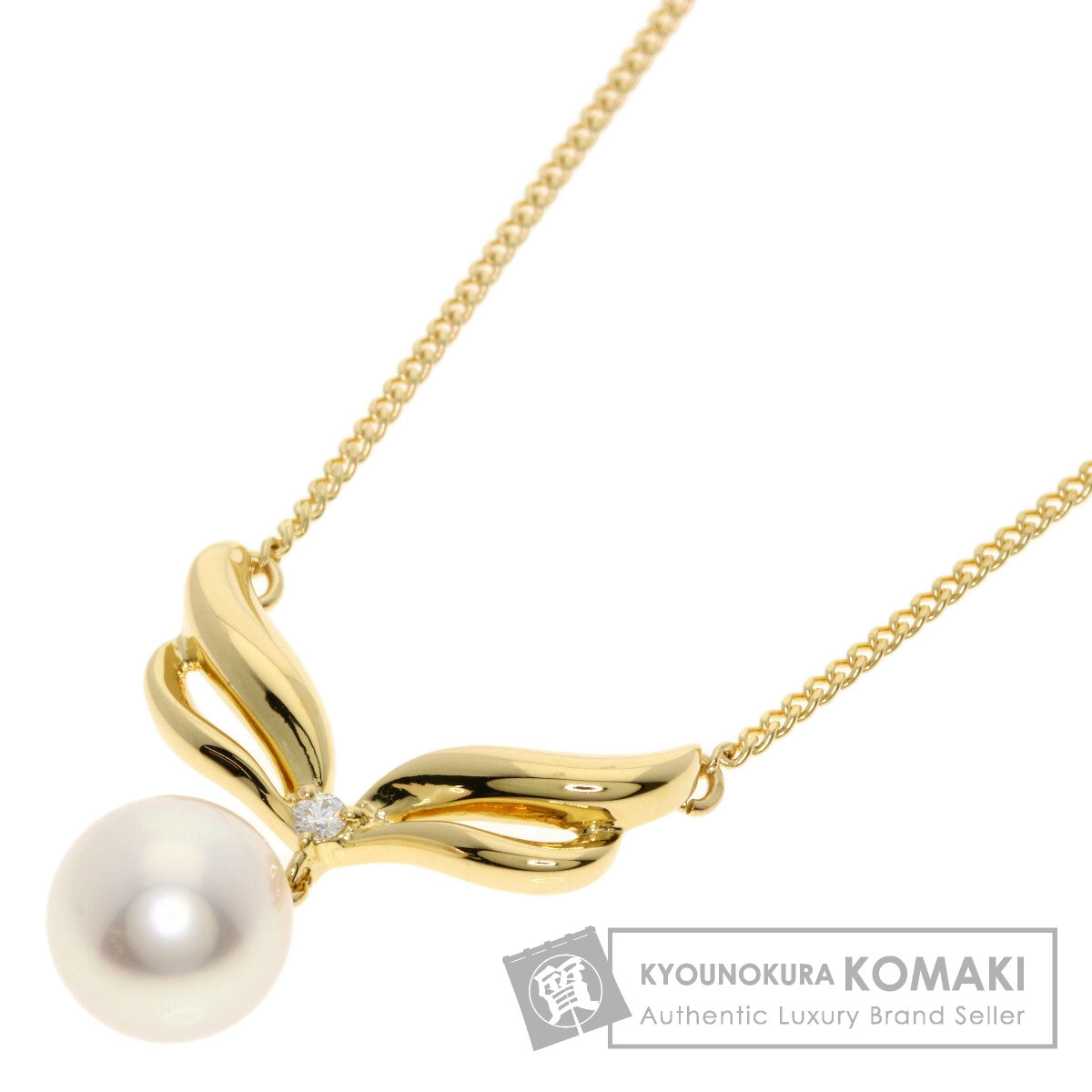 タサキ ネックレス パール 真珠 ダイヤモンド