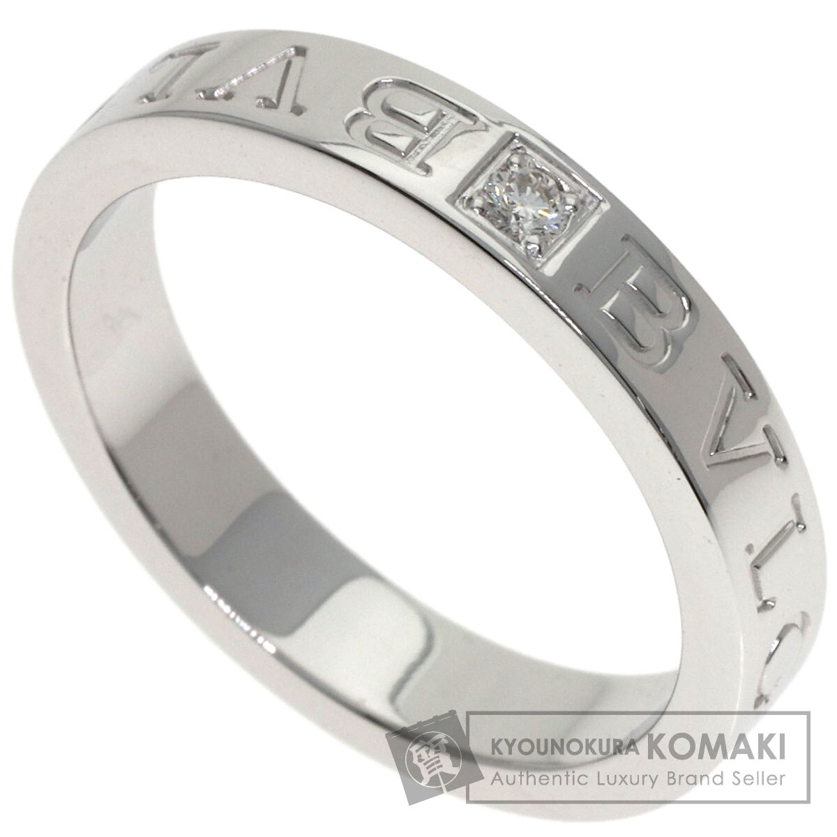 ブルガリ リング・指輪 ダブル ロゴ ダイヤモンド