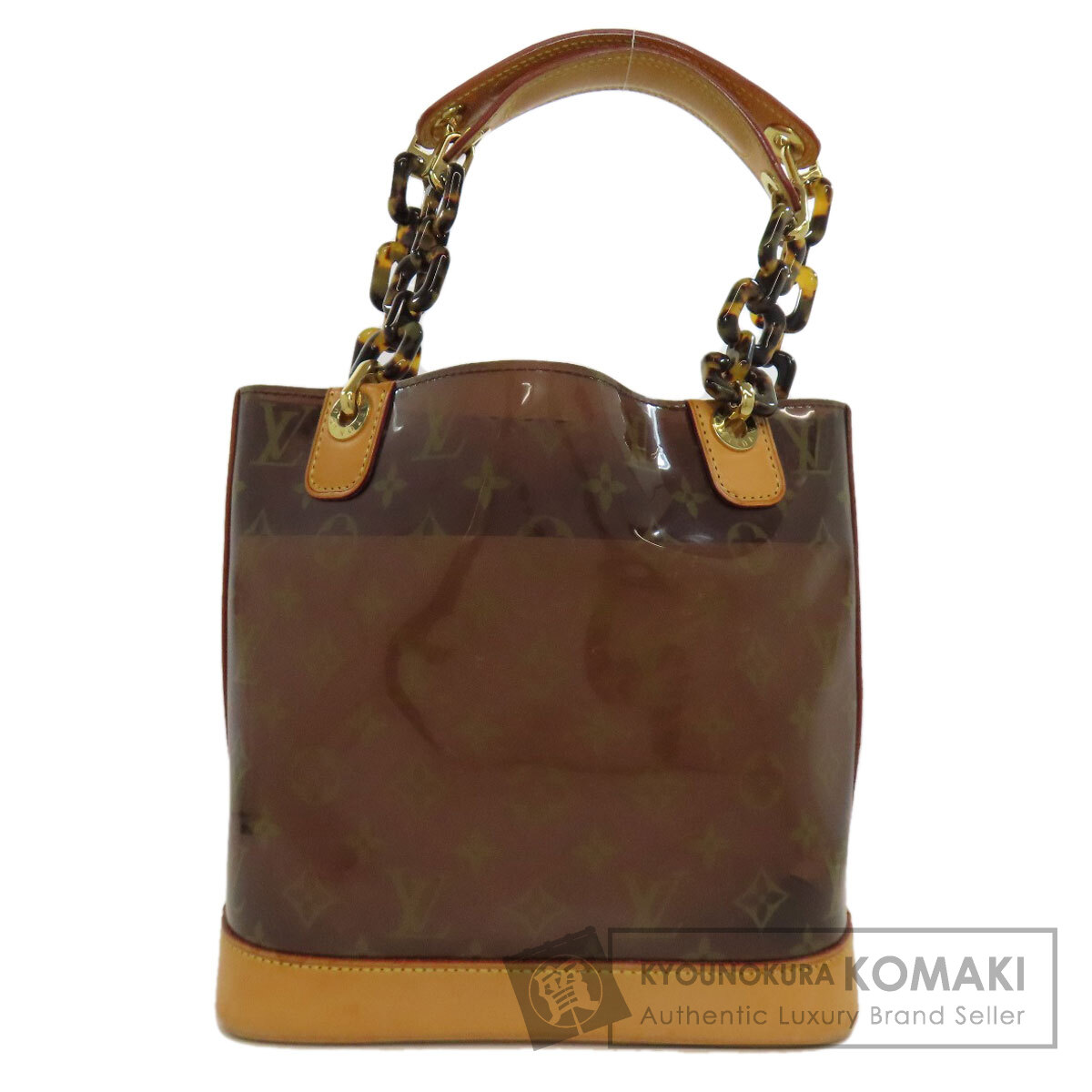 LOUIS VUITTON / カバ・アンブルPM_モノグラム/トートバッグ/PVC×レザー/BRW/M92502/LM0054 LOUIS VUITTON ルイヴィトン M92502 カバ・アンブルPM トートバッグ