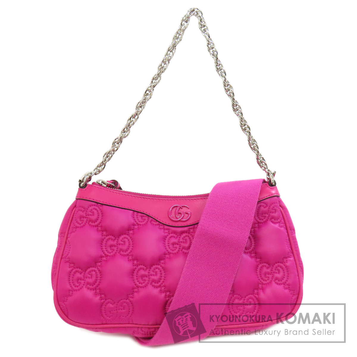 GUCCI グッチ 735049 GG マトラッセ 2WAY ハンドバッグ ナイロン