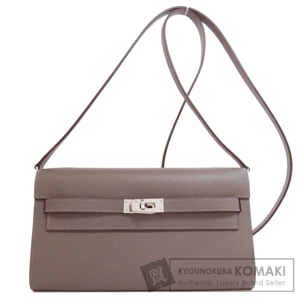 エルメス HERMES  ケリーウォレット ロング シルバー金具  長財布（小銭入れあり） 中古 HERMES エルメス ケリートゥー・ゴー シルバー金具 長財布（小銭入れ