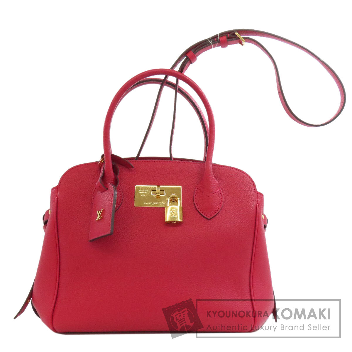 Louis Vuitton レザーバッグ LOUIS VUITTON ルイヴィトン M54349 ミラPM ハンドバッグ レザー