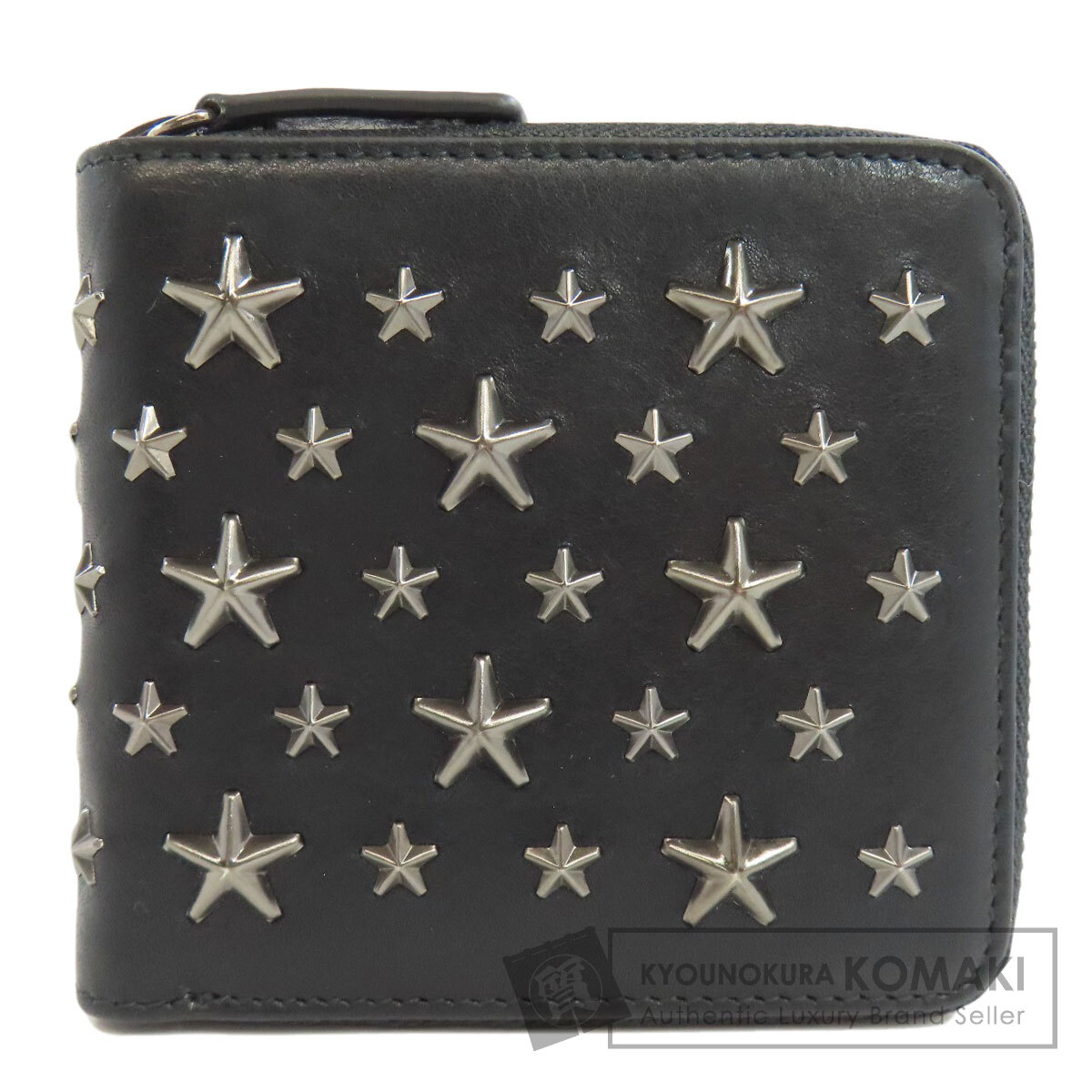 Jimmy Choo ジミーチュウ スタッズ スターモチーフ 二つ折り財布