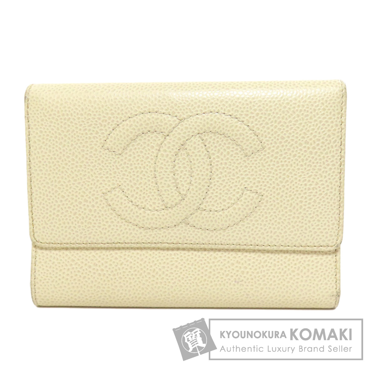 CHANEL シャネル ココマーク ゴールド金具 二つ折り財布（小銭入れあり