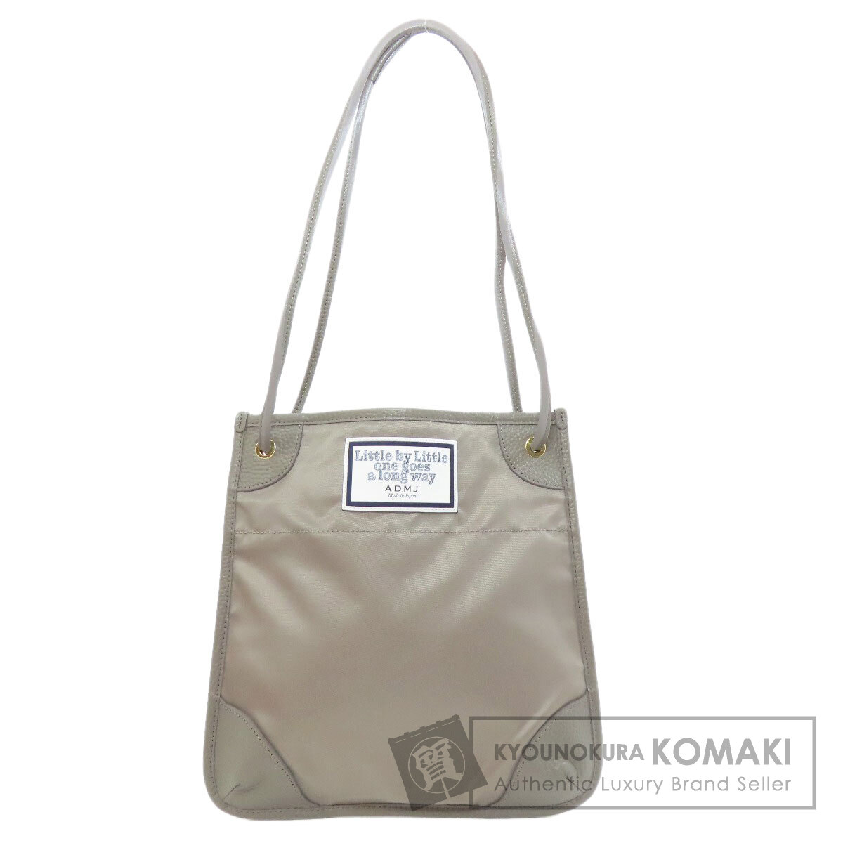 エーディーエムジェイ ショルダーバッグ ロゴ