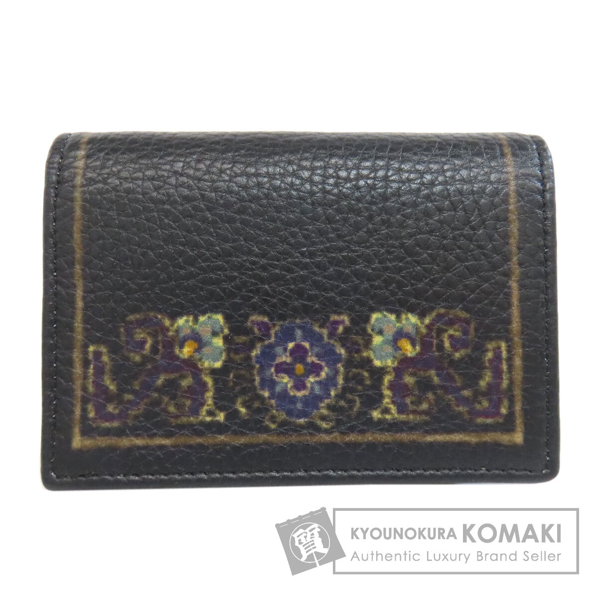 エトロ カードケース フラワーモチーフ