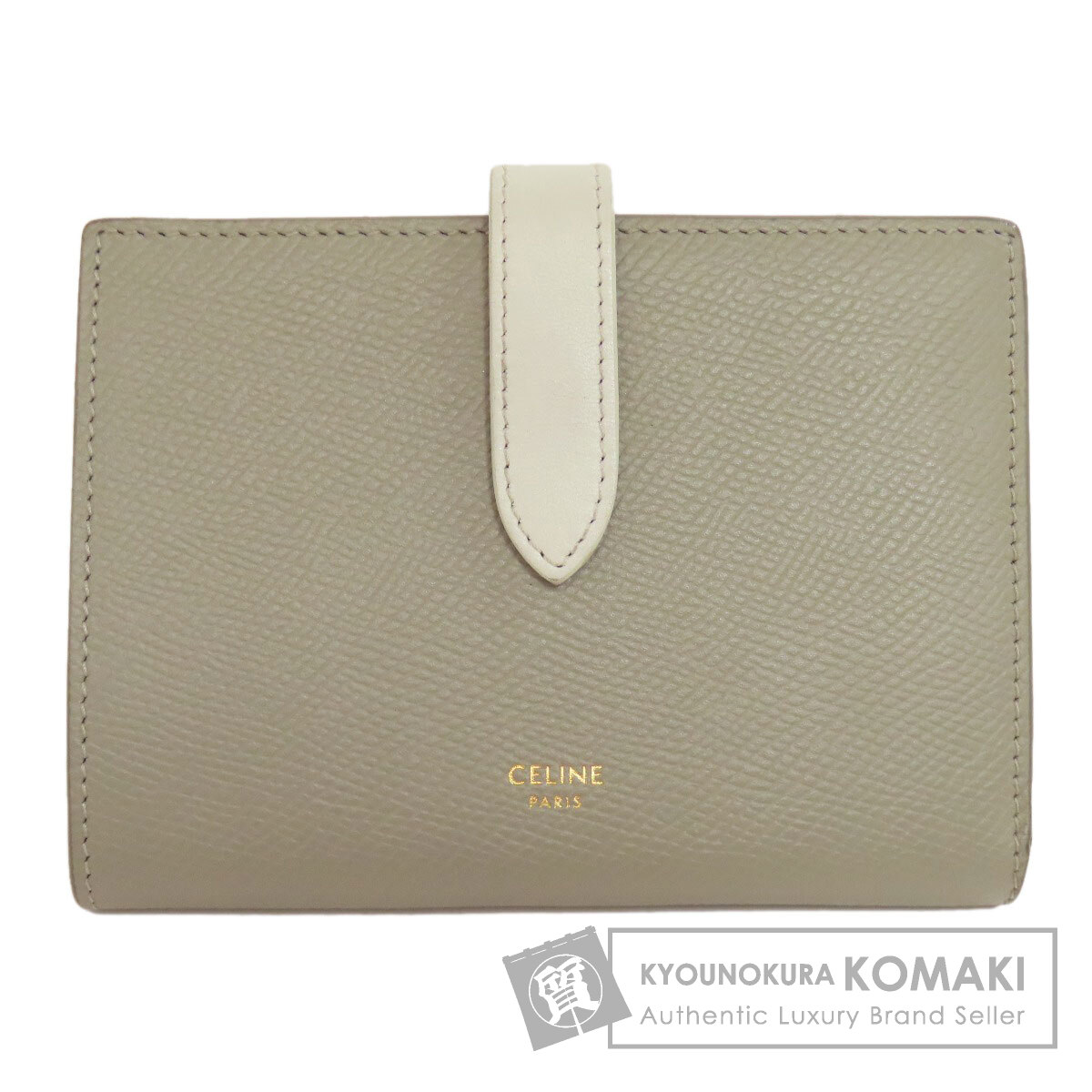CELINE セリーヌ 財布 二つ折り財布 ミディアム ストラップ