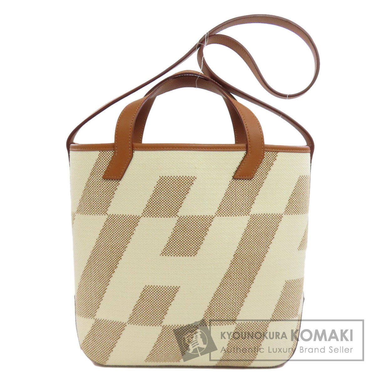 エルメス 2WAYバッグ アンビエ PM HERMES エルメス アンビエ PM 2WAY ハンドバッグ キャンバス
