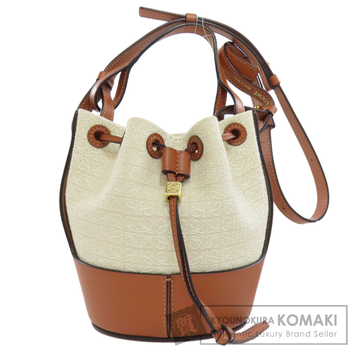 LOEWE ロエベ バルーンショルダー 2WAY ハンドバッグ キャンバス