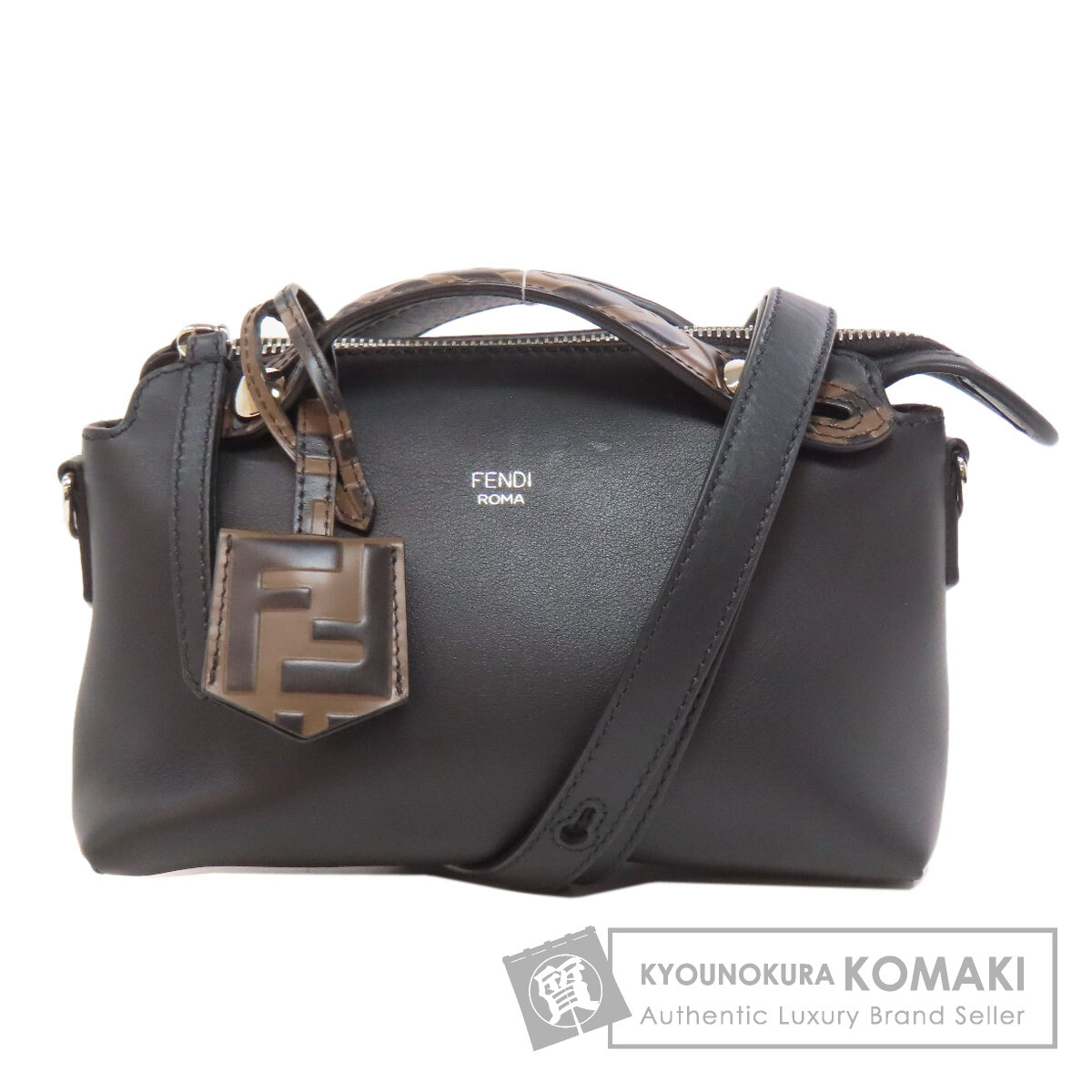 フェンディ ズッカ キャンバス レザー 2way バッグ SummerSALE開催! 8/9~8/18 10時迄!】FENDI フェンディ