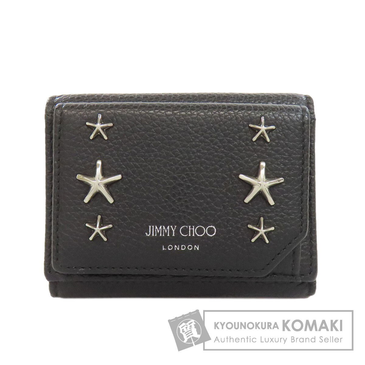 ジミーチュウ 二つ折り財布（小銭入れあり） スターモチーフ コンパクトウォレット