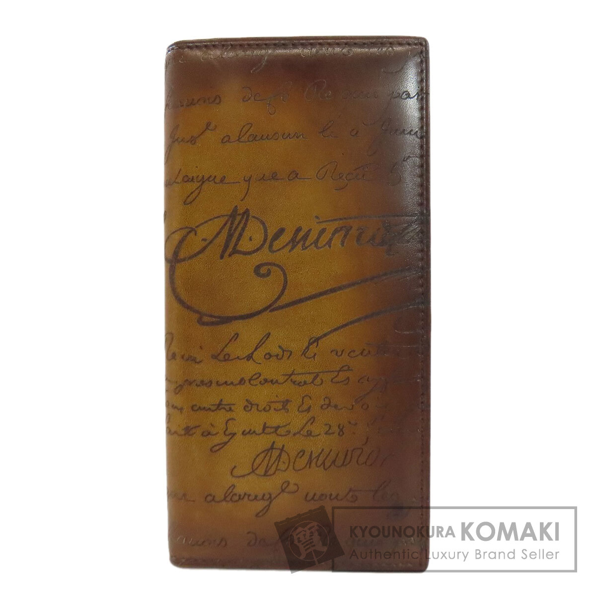 Berluti ベルルッティ 長財布 カードケース カリグラフィー レザー Berluti ベルルッティ カリグラフィー 長財布（小銭入れあり
