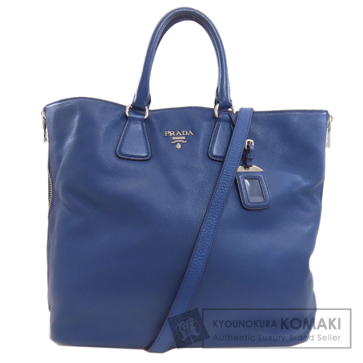 プラダ PRADA BN2419  2WAY  ハンドバッグ カーフ レディース  中古 PRADA プラダ BN2419 2WAY ハンドバッグ カーフ レディース [中古