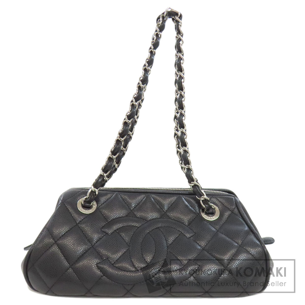 シャネル トートバッグ マトラッセ シルバー金具