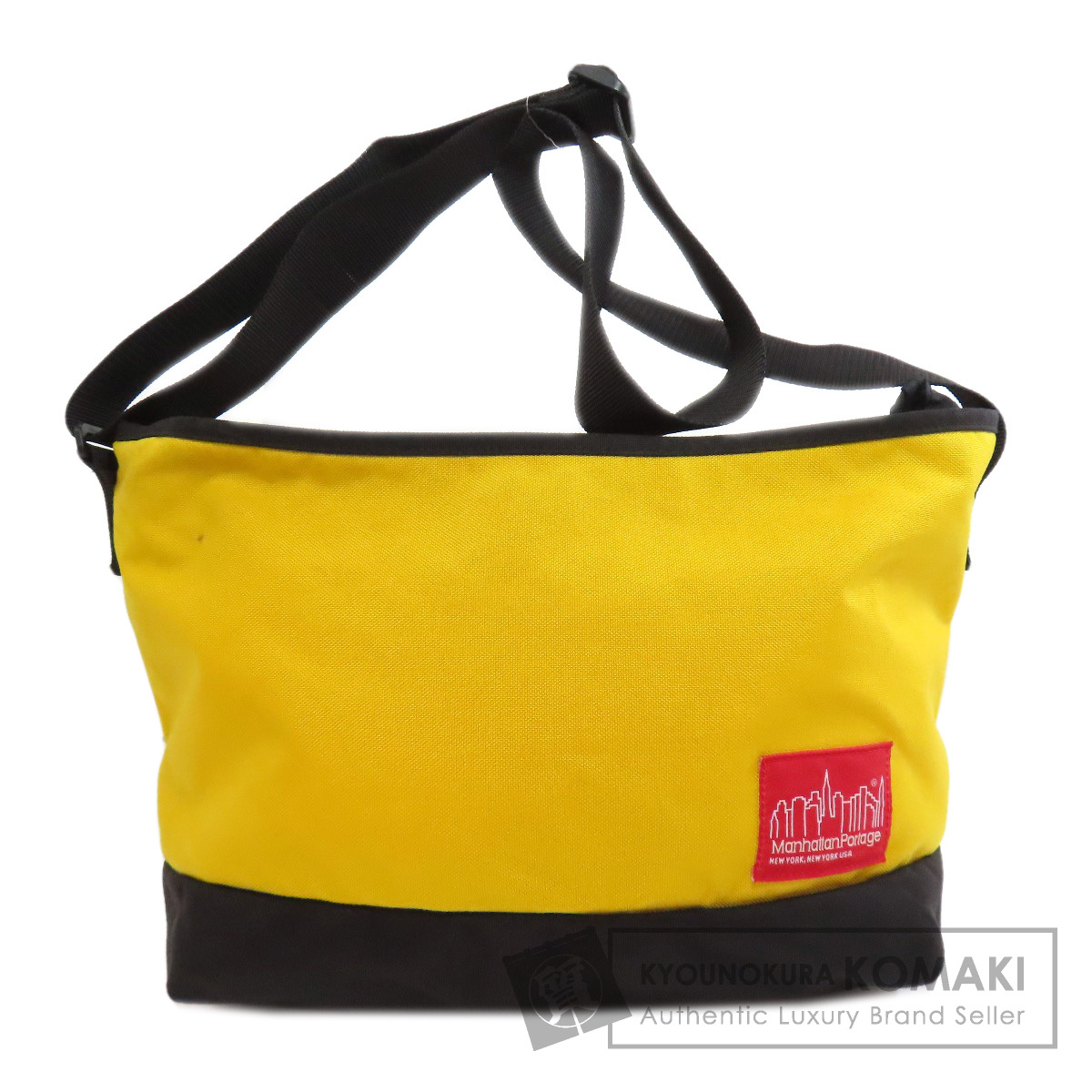 マンハッタンポーテージ Manhattan Portage  ロゴ  トートバッグ ナイロン素材 レディース  中古 Manhattan Portage マンハッタンポーテージ ロゴ トートバッグ