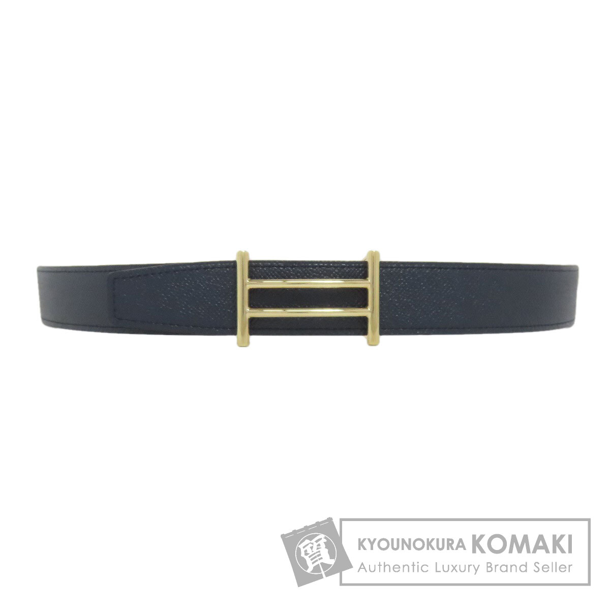 HERMES エルメス Hベルト ゴールド金具 ベルト エプソン メンズ