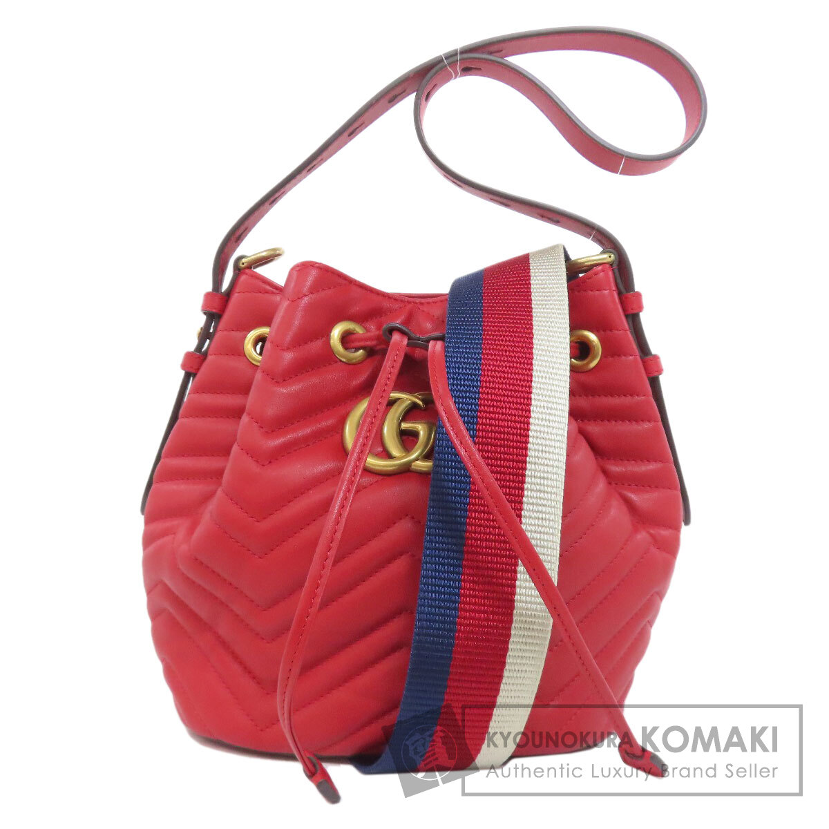 グッチ GUCCI 476674  GGマーモント 2WAY  ハンドバッグ カーフ レディース  中古 GUCCI グッチ 476674 GGマーモント 2WAY ハンドバッグ カーフ