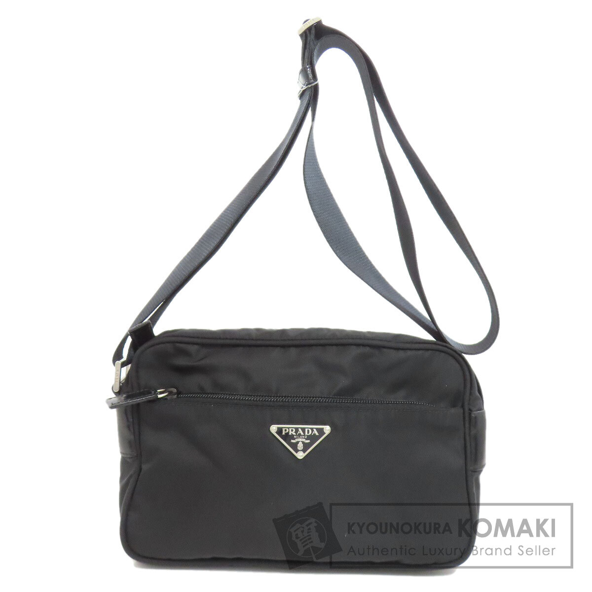PRADA プラダ BT0167 ロゴ金具 ショルダーバッグ ナイロン素材