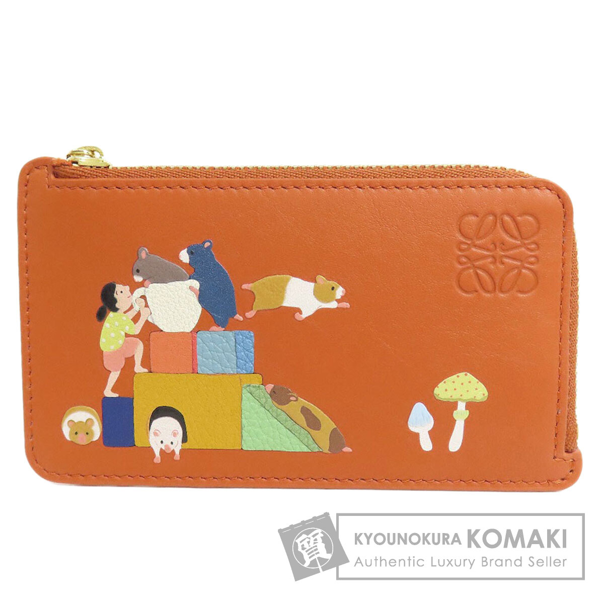LOEWE ロエベ ハムスターモチーフ コインケース レザー