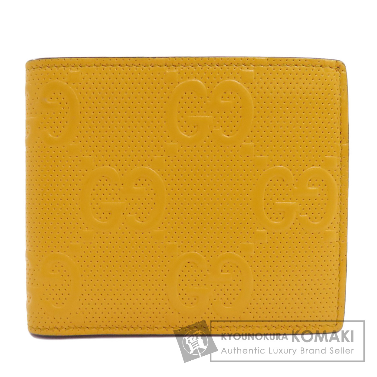 GUCCI グッチ 625555 GGエンボス 二つ折り財布（小銭入れあり