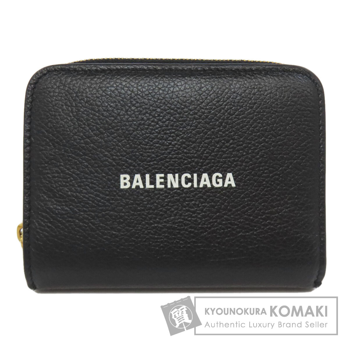 BALENCIAGA バレンシアガ 650871 ロゴ 二つ折り財布（小銭入れ