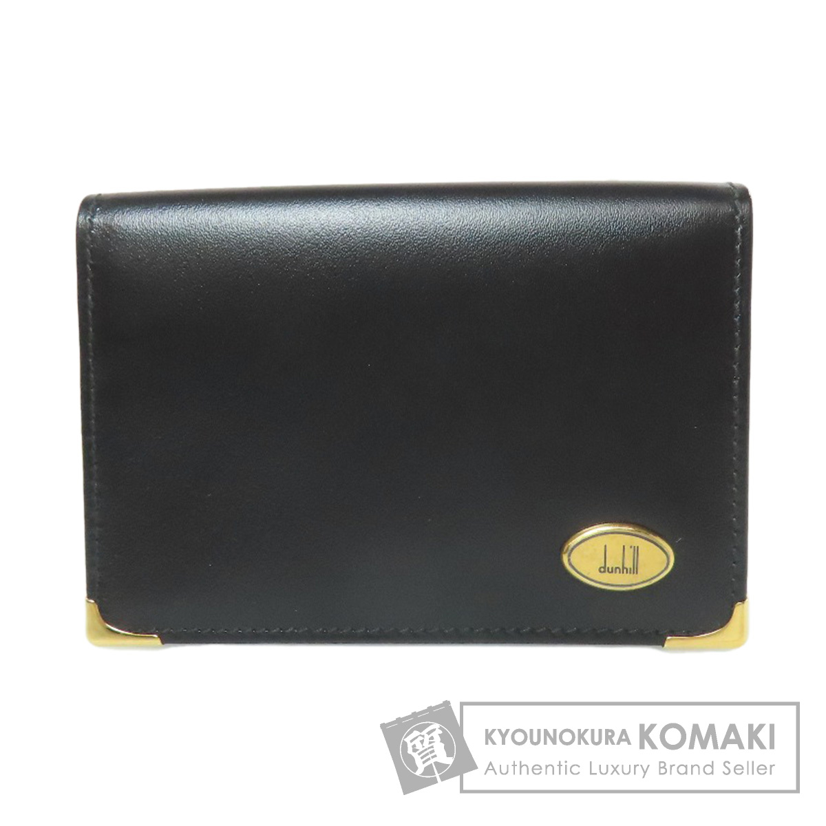 Dunhill ダンヒル ロゴ カードケース レザー レディース [中古