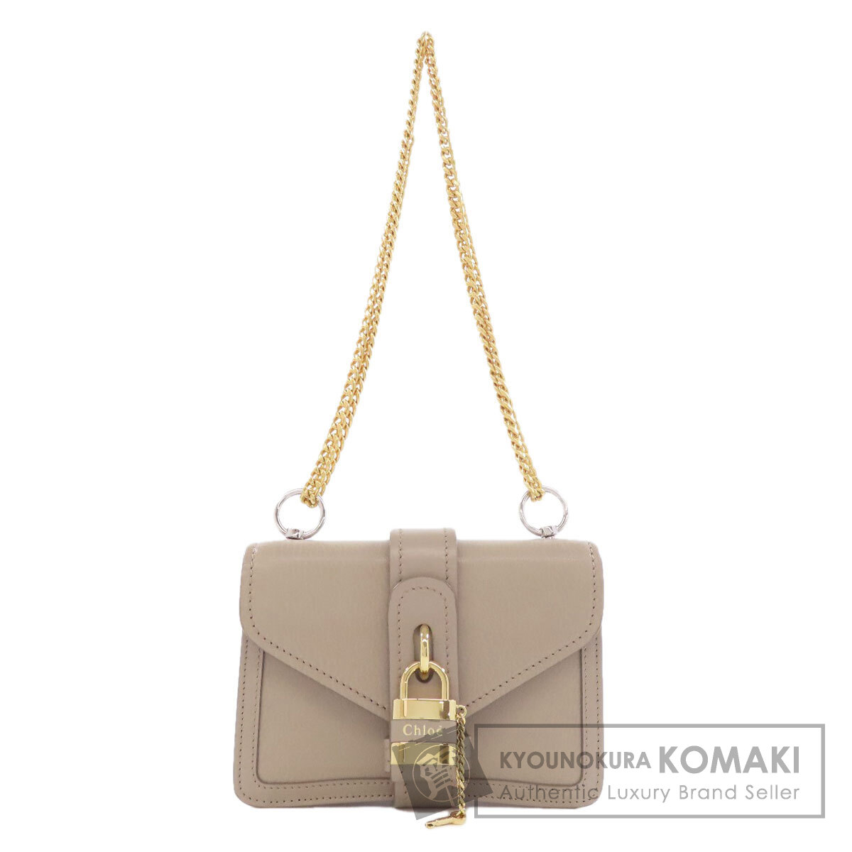 CHLOE クロエ チェーンショルダー ショルダーバッグ カーフ レディース