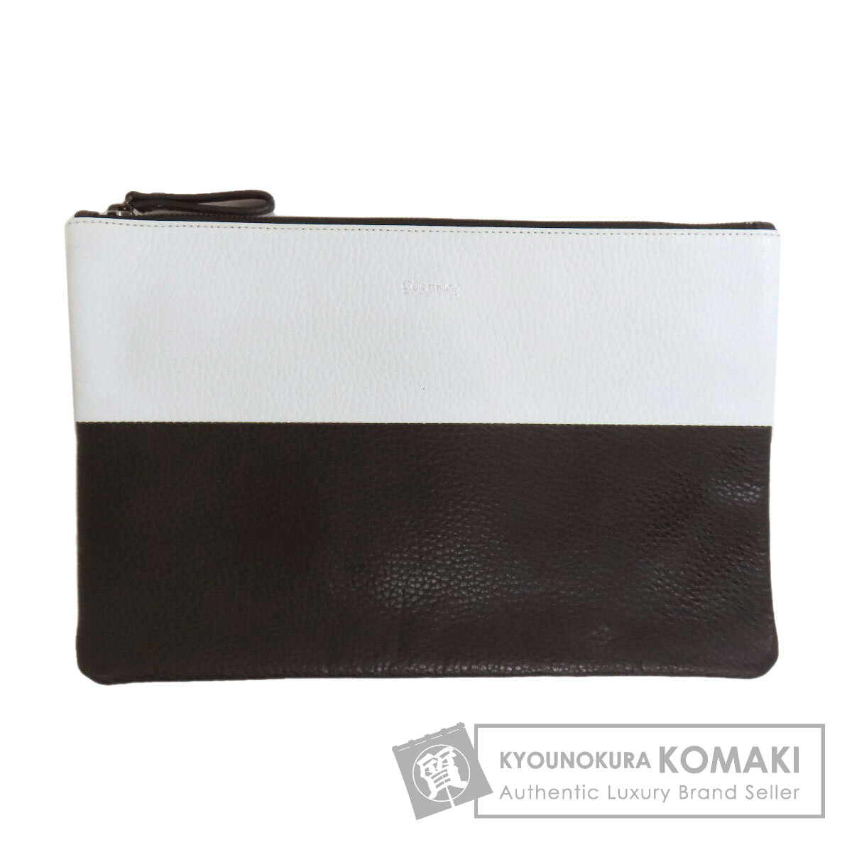 美品✨　カルバンクライン メッセンジャーバッグ クラッチ オール レザー 黒 Amazon | [Calvin Klein] [シーケー カルバンクライン