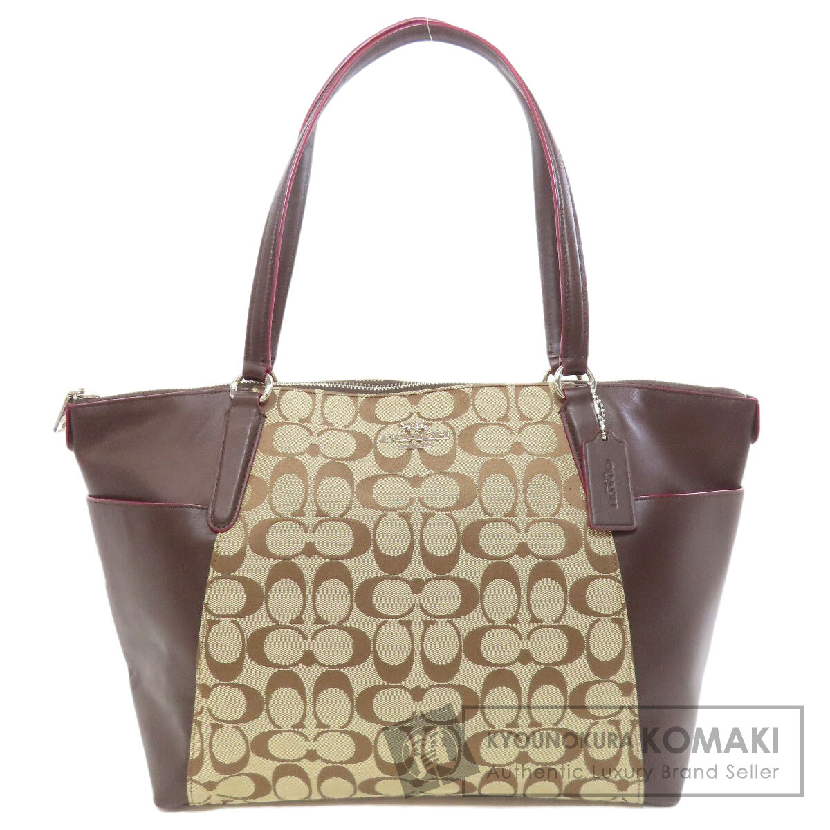 COACH コーチ トートバッグ シグネチャー キャンバス レザー F37231 COACH コーチ F37231 シグネチャー トートバッグ キャンバス