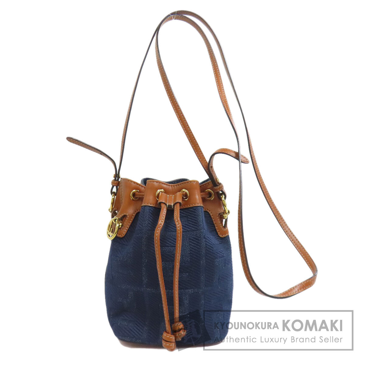 【正規品】 フェンディ FENDI モン 巾着ショルダー ミニ トレゾール バッグ