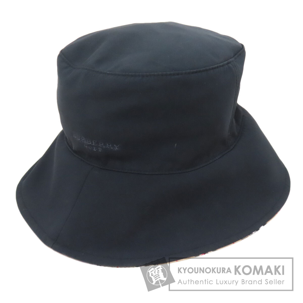 し*ズ様 BURBERRY バーバリー バケットハット ブラック L 伊勢丹新宿 BURBERRY バーバリー 帽子 メンズ バケットハット ブラック