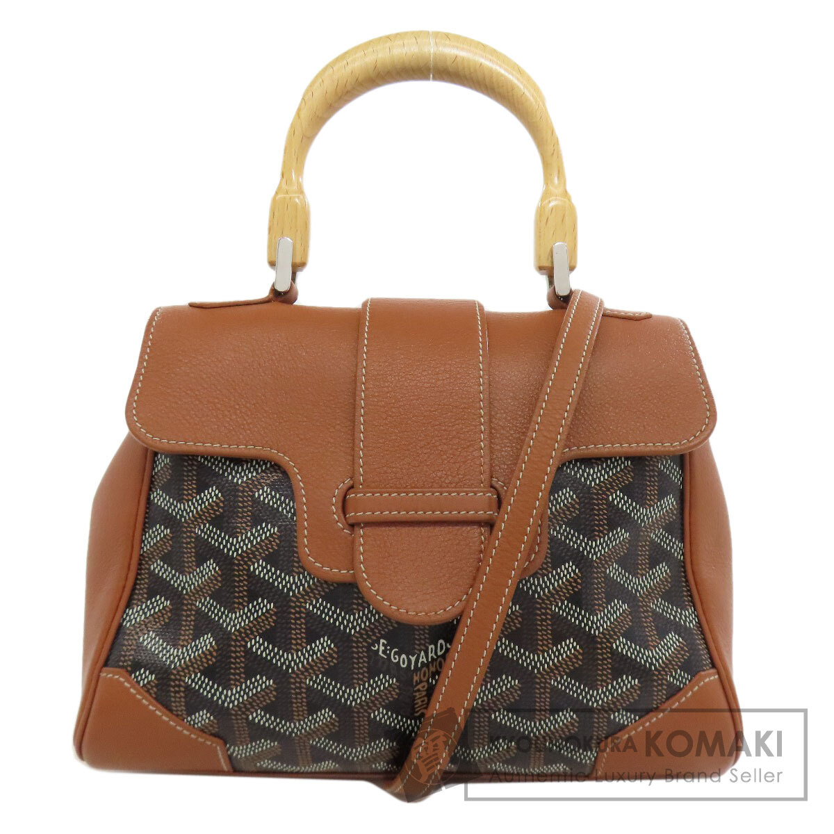 レア【GOYARD】ブラック キャンバス SAIGON ミニ ハンドバッグ GOYARD 【直営買付】ゴヤール サイゴン ミニ ハンドバッグ