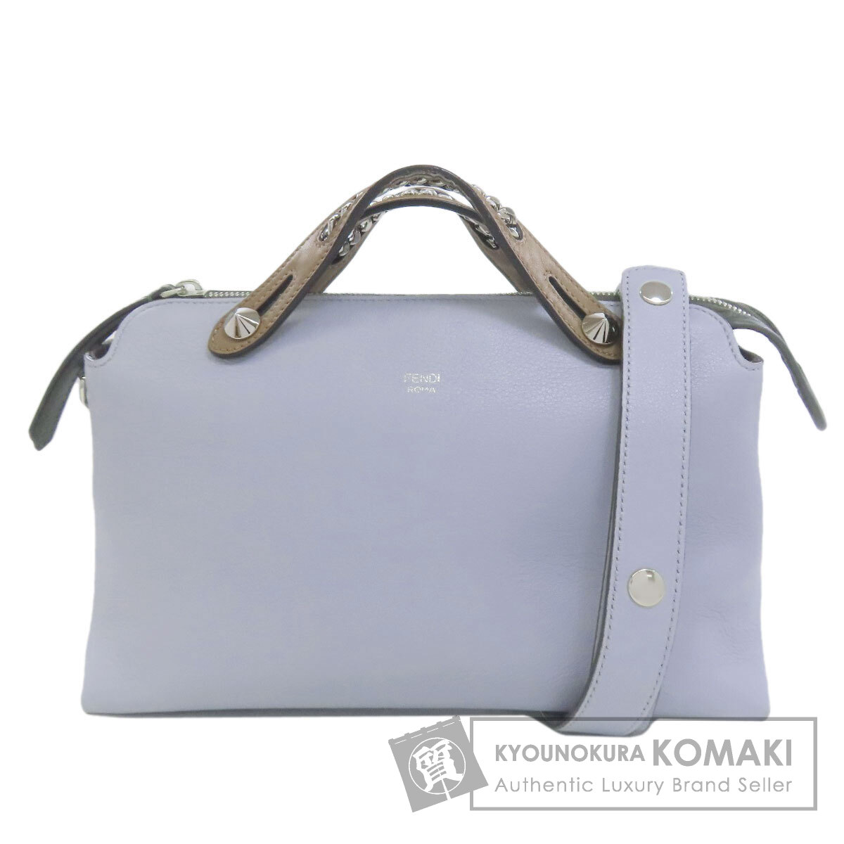 フェンディ 牛革 ブルー FENDI バイザウェイ ハンドバッグ バイ ザ ウェイ ソフト ミニ カーフレザー ブルー | Fendi