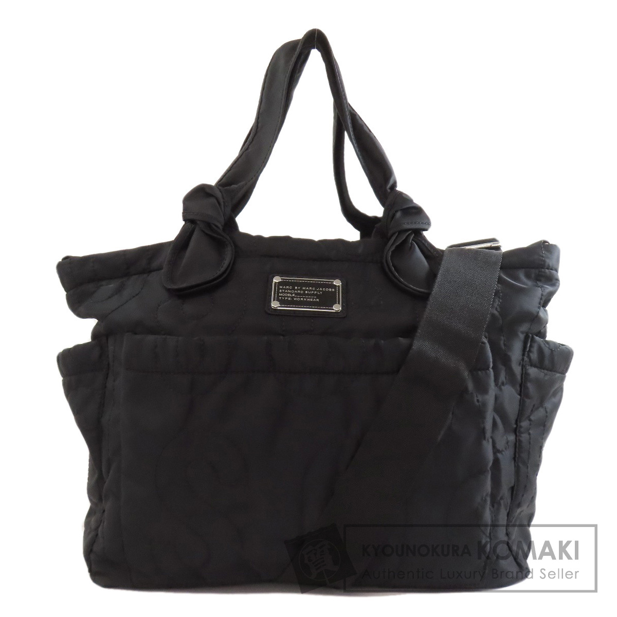 関税・送料込み『Marc Jacobs』2way ロゴトートバッグ MARC JACOBS 2WayトートバッグL A4◎通勤通学に☆ (MARC JACOBS
