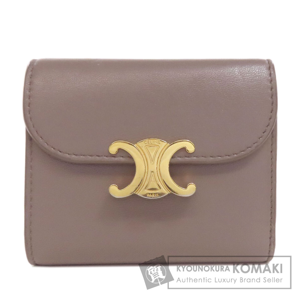CELINE セリーヌ トリオンフ フラップ 二つ折り財布（小銭入れ