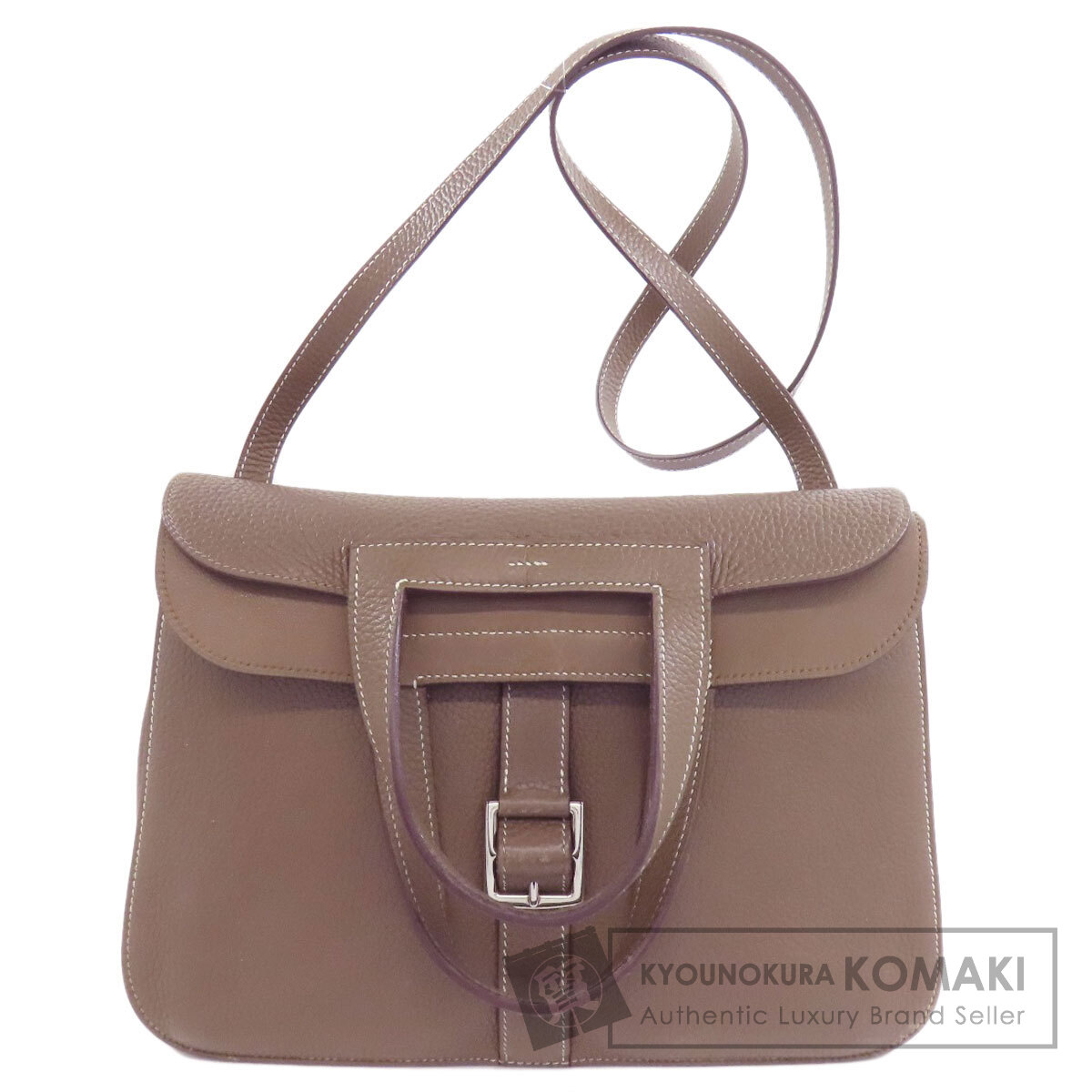 エルメス ショルダーバッグ アルザン31 エトープ シルバー金具