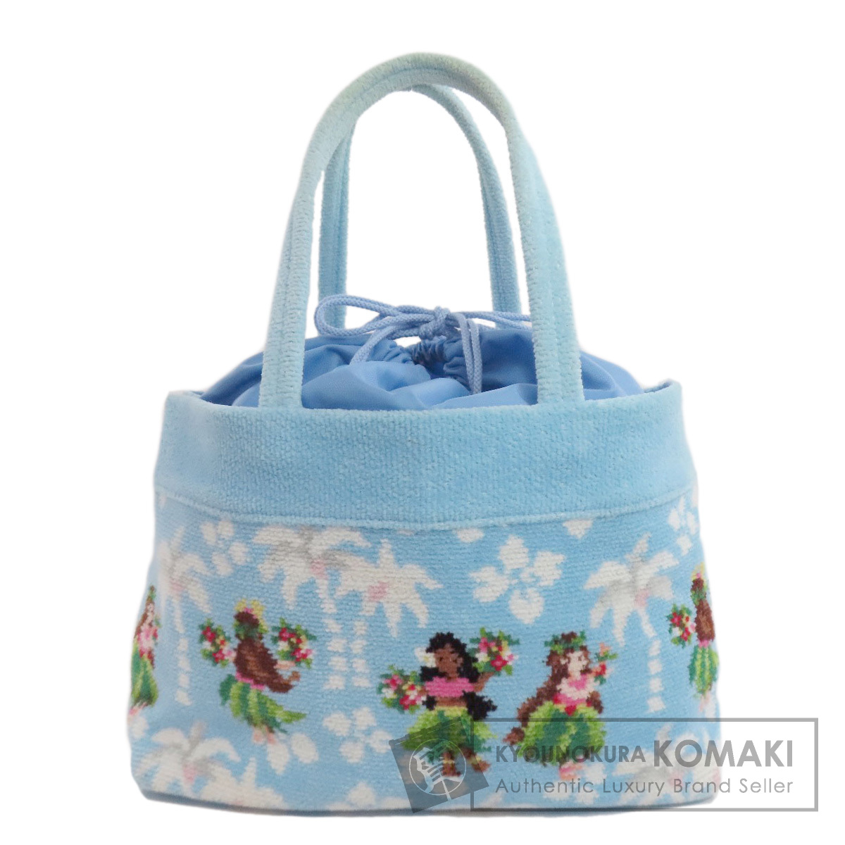 FEILER フェィラー　ハンドバッグ　美品 美品 FEILER フェイラー 花柄 刺繍 ハンドバッグ ゴールド金具