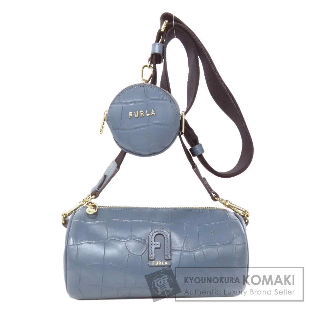 フルラ　型押しバッグ 楽天市場】【バッグ】FURLA フルラ 型押しクロコダイル クロコ調
