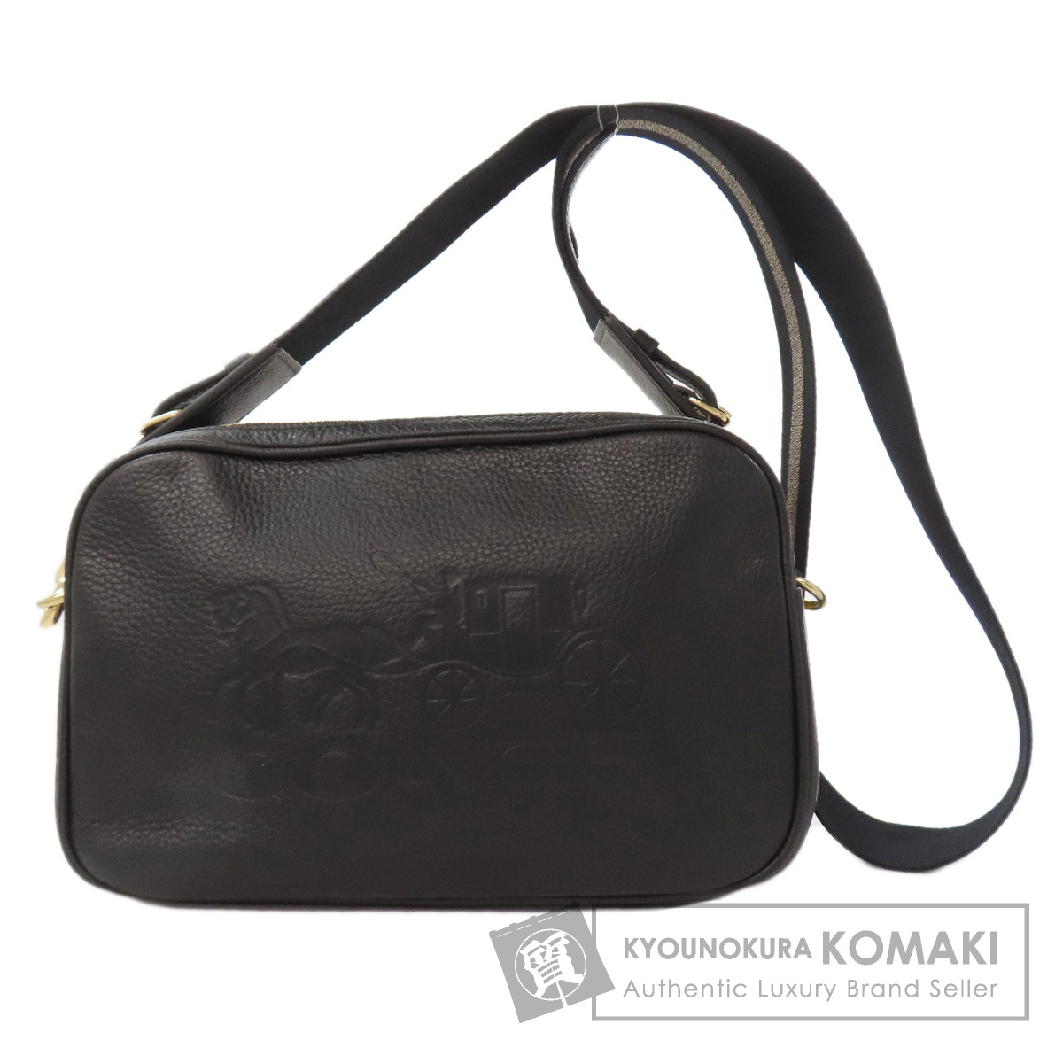 COACH コーチ F75818 ホースアンドキャリッジ ショルダーバッグ レザー