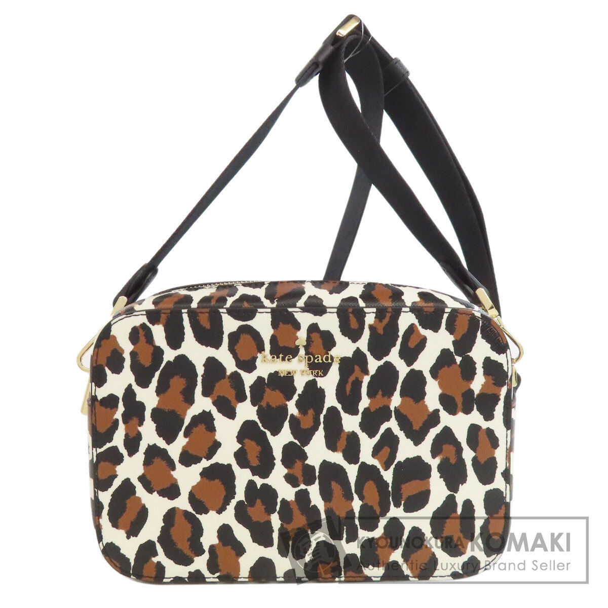 kate spade ケイトスペード レオパード柄 ショルダーバッグ PVC