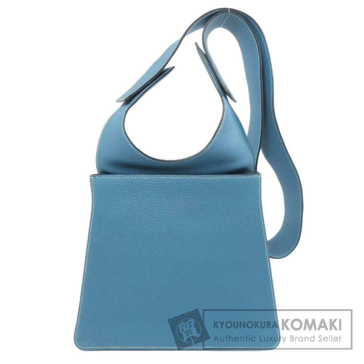 エルメス ミニクロシェット レディース メンズ ドッグタグ ブルージーン HERMES エルメス シンプルデザイン ブルージーン ショルダー