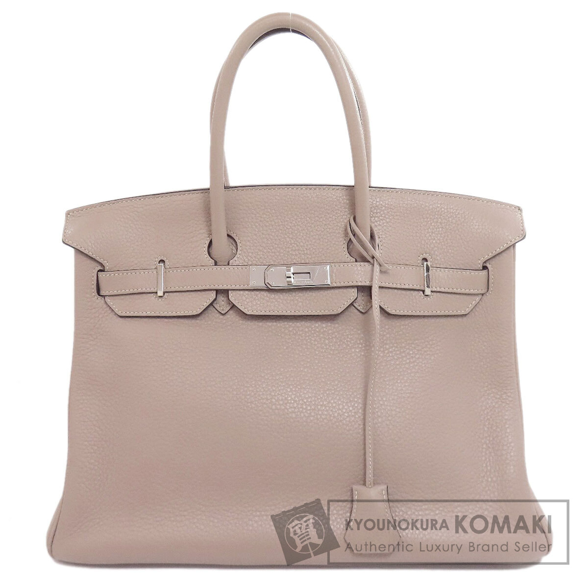 エルメス ハンドバッグ バーキン35 トゥルティエールグレー シルバー金具