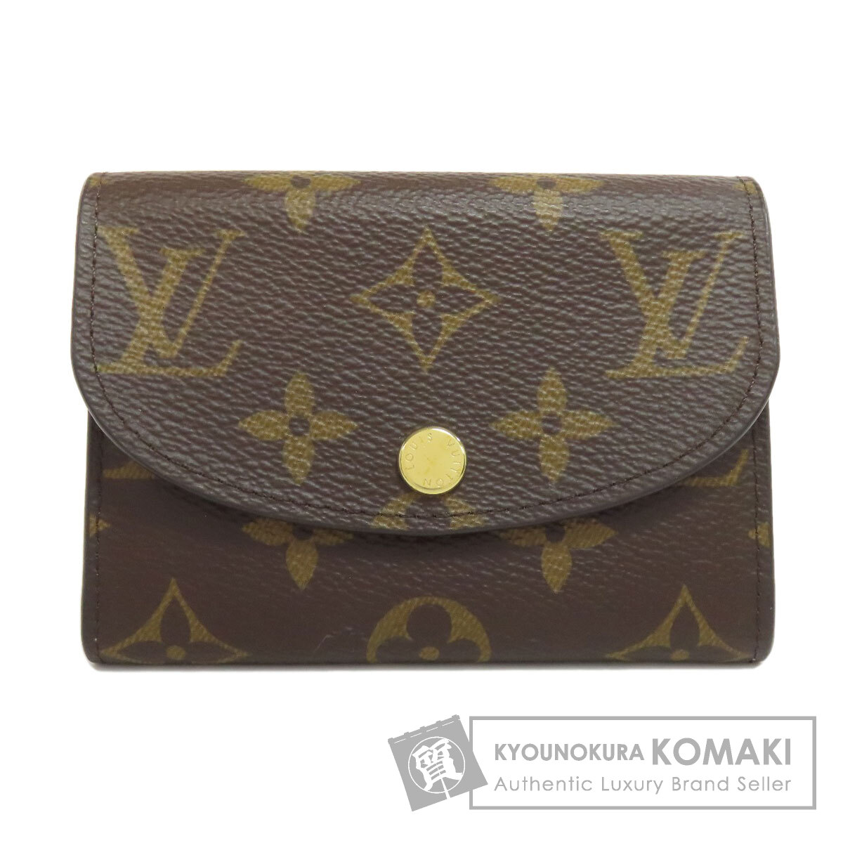 LOUIS VUITTON 二つ折りケース LOUIS VUITTON ルイヴィトン M62361 ポルトモネ・ロザリ コインケース