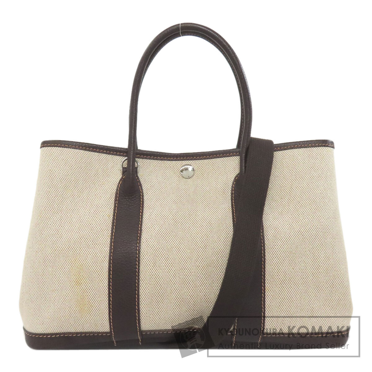 エルメス ハンドバッグ ガーデンパーティTPM マロン シルバー金具