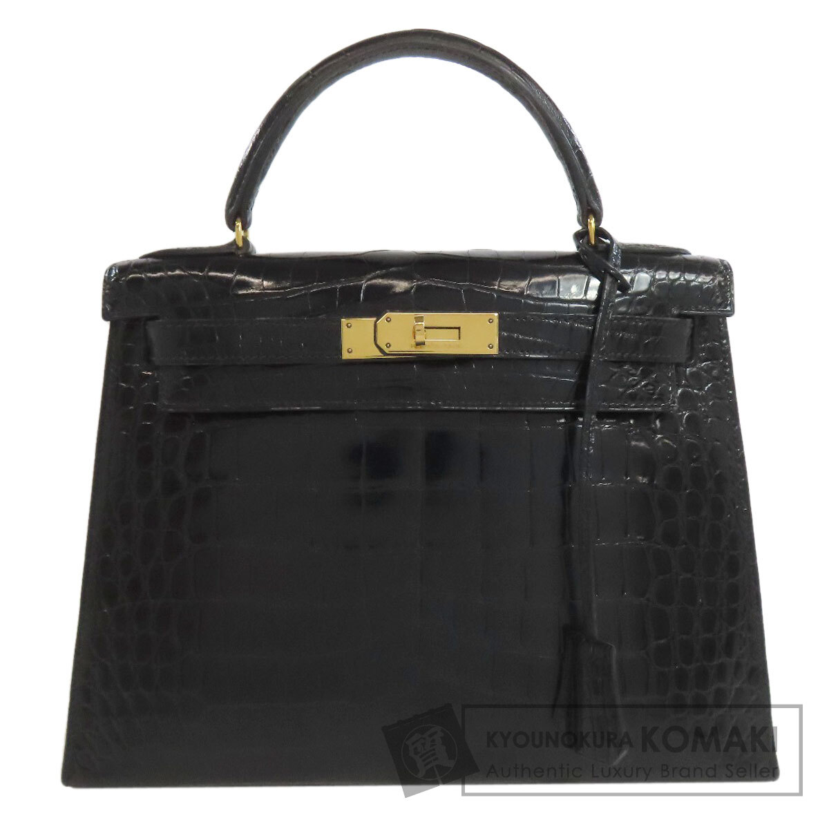 HERMES エルメス ケリー28 外縫い ゴールド金具 ハンドバッグ HERMES エルメス ケリー28 外縫い ゴールド金具 ハンドバッグ