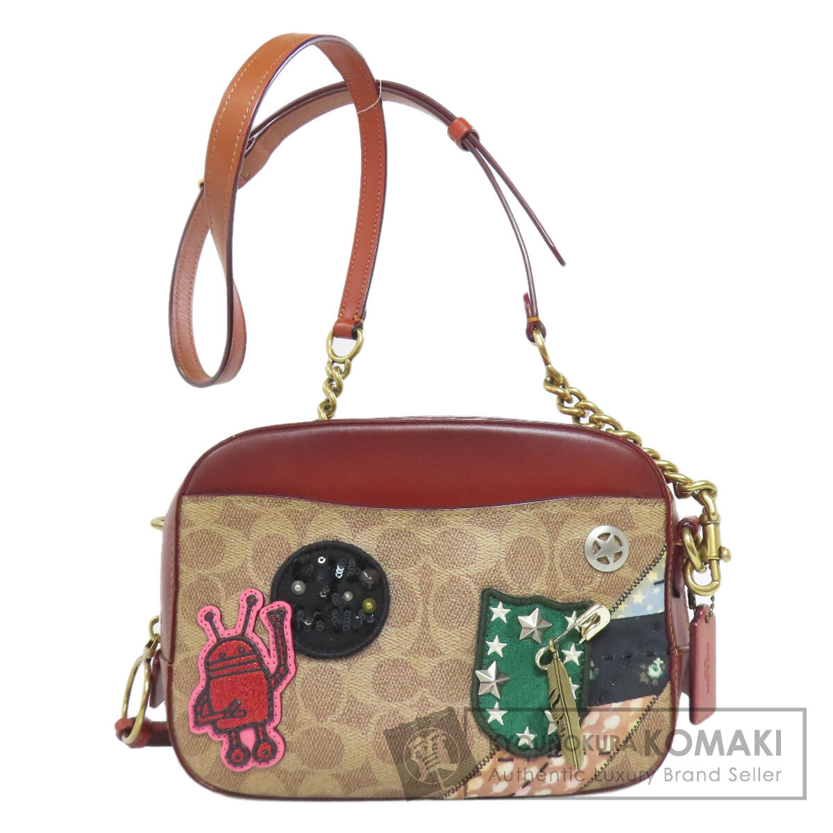 COACH コーチ 31065 キースへリングコラボ ショルダーバッグ PVC