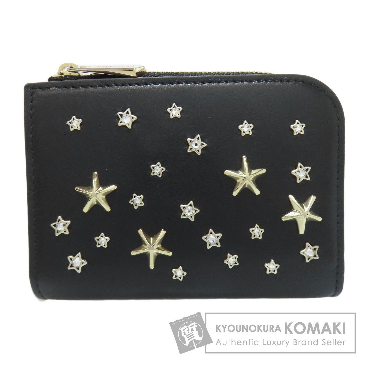 Jimmy Choo ジミーチュウ コンパクトジップウォレット スター